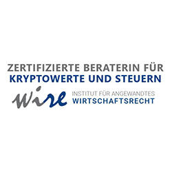 Zertifizierte Beraterin für Kryptowerte und Steuern